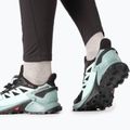 Кросівки для бігу жіночі Salomon Supercross 4 GTX чорно-блакитні L41735500 19