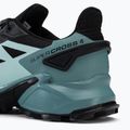 Кросівки для бігу жіночі Salomon Supercross 4 GTX чорно-блакитні L41735500 10