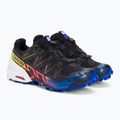 Кросівки для бігу чоловічі Salomon Speedcross 6 GTX black/surf the web/safety yellow 7