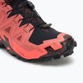 Кросівки для бігу чоловічі Salomon Spikecross 6 GTX cow hide/black/neon flame 7