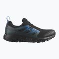 Кросівки для бігу чоловічі Salomon Wander GTX black/darkest spruce/ibiza blue 2