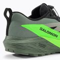 Кросівки для бігу чоловічі Salomon Sense Ride 5 black/laurel wreath/green gecko 10