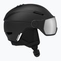 Гірськолижний шолом Salomon Pioneer Visor чорний/сріблястий