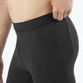 Чоловічі бігові шорти Salomon Sense Aero Tights глибокого чорного кольору 4