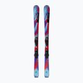 Лижі дитячі Salomon QST Jr S + кріплення C5 GW pastel neon blue 3/poppy red/black