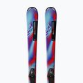 Лижі дитячі Salomon QST Jr S + кріплення C5 GW pastel neon blue 3/poppy red/black 4