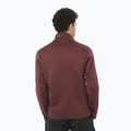 Кофта трекінгова чоловіча Salomon Essential Midwarm Fz rum raisin 2