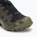 Кросівки для бігу чоловічі Salomon Speedcross 6 GTX black/peat/deep lichen green 7