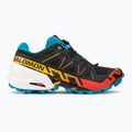 Кросівки для бігу чоловічі Salomon Speedcross 6 black/white/transcend blue 2