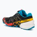 Кросівки для бігу чоловічі Salomon Speedcross 6 black/white/transcend blue 3