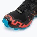 Кросівки для бігу чоловічі Salomon Speedcross 6 black/white/transcend blue 9