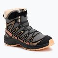 Кросівки трекінгові дитячі Salomon XA Pro V8 Winter CSWP pewter/black/peach fuzz
