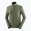 Кофта трекінгова чоловіча Salomon Essential Lightwarm Full Zip grape leaf 7