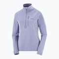 Кофта трекінгова жіноча Salomon Essential Lightwarm Half Zip blue granite 6