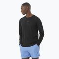 Лонгслів для бігу чоловічий Salomon SHAKEout Core deep black