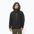 Куртка софтшел чоловіча Salomon Outline 3l GTX deep black