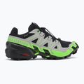 Кросівки для бігу чоловічі Salomon Speedcross 6 GTX black/alloy/green gecko 2