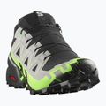 Кросівки для бігу чоловічі Salomon Speedcross 6 GTX black/alloy/green gecko