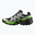 Кросівки для бігу чоловічі Salomon Speedcross 6 GTX black/alloy/green gecko 3