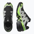 Кросівки для бігу чоловічі Salomon Speedcross 6 GTX black/alloy/green gecko 6