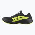 Кросівки для бігу чоловічі Salomon Alphaglide GTX black/alloy/sharp green 2