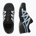 Кросівки для бігу дитячі Salomon Speedcross Waterproof black/vanilla ice/french blue 12