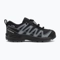 Кросівки трекінгові дитячі Salomon XA Pro 3D V8 Waterproof black/turbulence/quarry 2