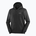 Кофта чоловіча Salomon Logo Full Zip Hoodie deep black 4