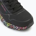 Дитячі туфлі SKECHERS Uno Lite Lovely Luv чорні/різнокольорові 7