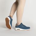 Черевики жіночі SKECHERS Uno Shimmer Away navy 2