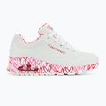 Черевики жіночі SKECHERS Uno Loving Love white/red/pink mesh 3