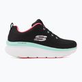 Жіночі кросівки SKECHERS D'Lux Walker Let It Glow чорні/м'ятні 3