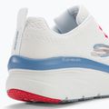 Жіночі кросівки SKECHERS D'Lux Walker Let It Glow білі/рожеві/блакитні 9