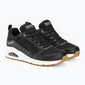 Черевики жіночі SKECHERS Uno Inside Matters black/white/mesh 5