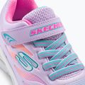 Кросівки тренувальні дитячі SKECHERS Microspec Max Airy Color lavender/multi 8