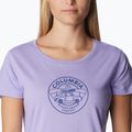 Футболка трекінгова жіноча Columbia Daisy Days Graphic frosted purple hthr/journey to joy grx 5