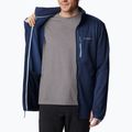 Кофта трекінгова чоловіча Columbia Park View Fleece FZ collegiate navy heather 3