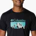 Футболка трекінгова чоловіча Columbia Zero Rules Grph black/fractal peaks graphic 4