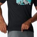 Футболка трекінгова чоловіча Columbia Zero Rules Grph black/fractal peaks graphic 5