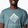 Футболка трекінгова чоловіча Columbia Zero Ice Cirro-Cool Graphic metal/hood nightscape graphic 4