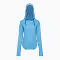 Кофта трекінгова жіноча Columbia Sun Trek EU Hooded Pullover vista blue heather 6
