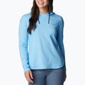 Кофта трекінгова жіноча Columbia Sun Trek EU Hooded Pullover vista blue heather 3
