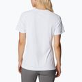 Футболка трекінгова жіноча Columbia Zero Rules Graphic Crew white/csc range lines graphic 2