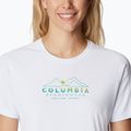 Футболка трекінгова жіноча Columbia Zero Rules Graphic Crew white/csc range lines graphic 3