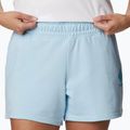 Шорти трекінгові жіночі Columbia Logo III French Terry spring blue/atoll logo 4