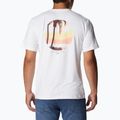 Футболка трекінгова чоловіча Columbia Tech Trail Graphic white/palmscape tonal graphic 2