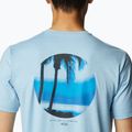 Футболка трекінгова чоловіча Columbia Tech Trail Graphic jet stream hthr/palmscape tonal graphic 5