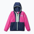 Вітровка дитяча Columbia Back Bowl Hdd Windbreaker pink ice/nocturnal/key west