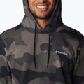 Кофта трекінгова чоловіча Columbia Logo Printed black mod camo 5