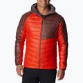Пуховик чоловічий Columbia Platinum Peak Hooded spicy/light raisin 3